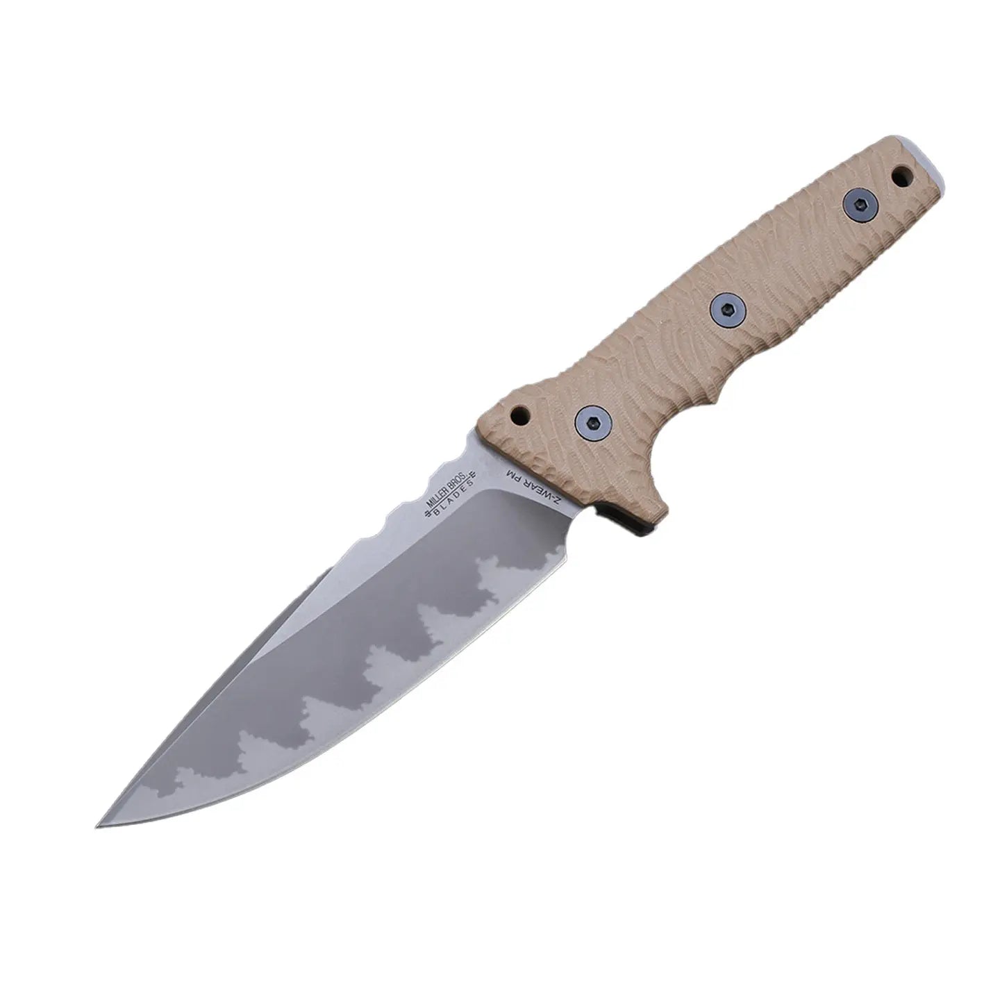 Steel Fixed Blade Knife – Juggernaut Z-WEAR 8mm Overbuilt with Tactical Pry detail image - detail view 8