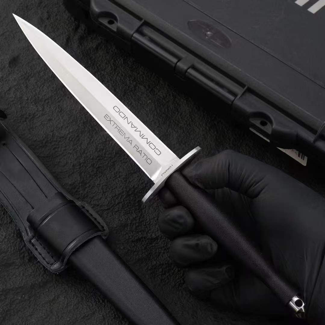 Steel Fixed Blade Knife – Sentry's Edge N690 Tactical with Fiberglass Handle detail image - detail view 12