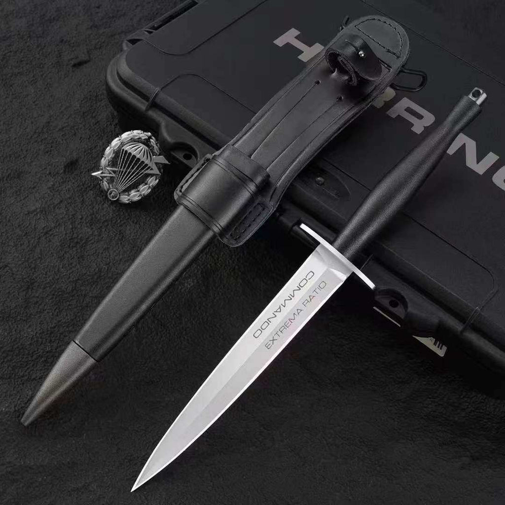 Steel Fixed Blade Knife – Sentry's Edge N690 Tactical with Fiberglass Handle detail image - detail view 9