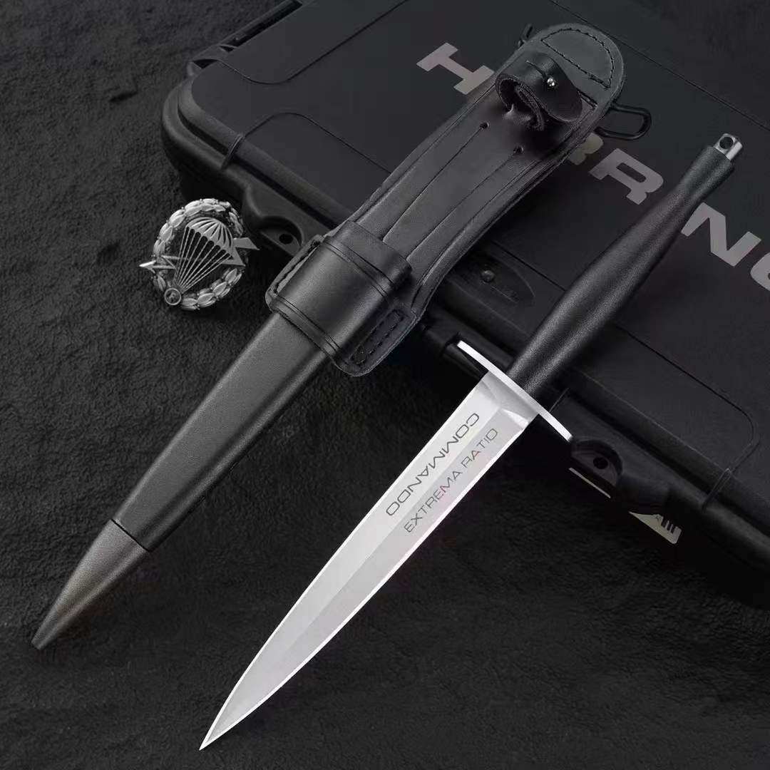 Steel Fixed Blade Knife – Sentry's Edge N690 Tactical with Fiberglass Handle detail image - detail view 9