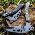Steel Folding Knife – 3Cr13 Axe with Ice Axe Design Window Breaker EDC Tool variant image