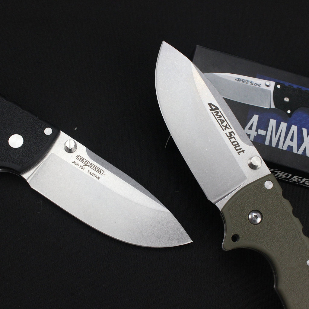 Steel Folding Knife – Cold Pocket Stonewashed Nylon Fiber Handle EDC Camping Tactical detail image