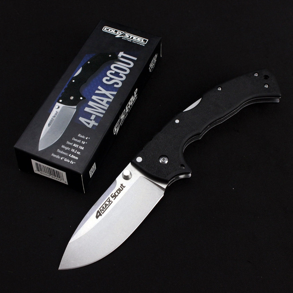 Steel Folding Knife – Cold Pocket Stonewashed Nylon Fiber Handle EDC Camping Tactical variant image