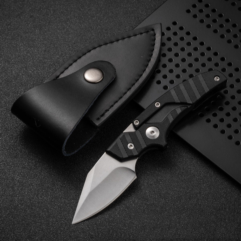 Steel Folding Knife – D2 2-in-1 Transformable Push Dagger EDC Tactical Self Defense variant image