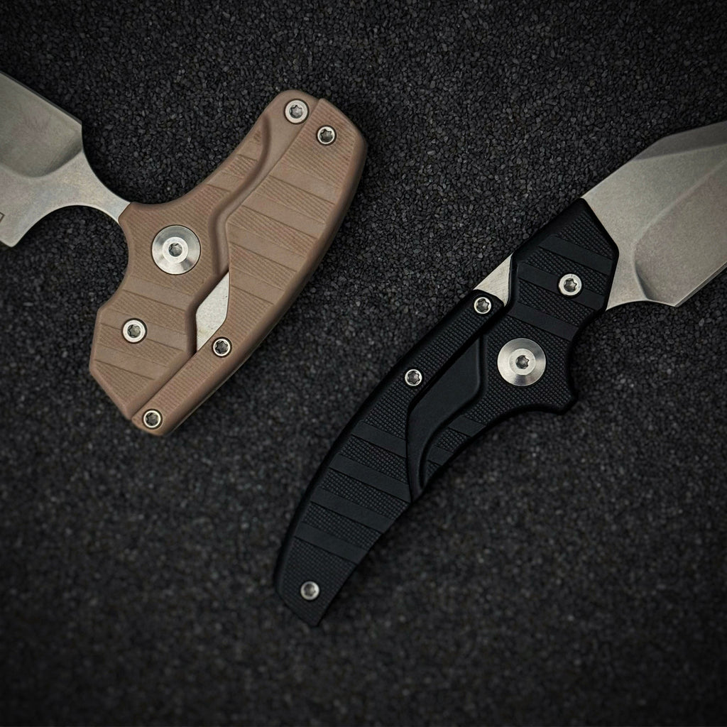 Steel Folding Knife – D2 2-in-1 Transformable Push Dagger EDC Tactical Self Defense detail image - detail view 14