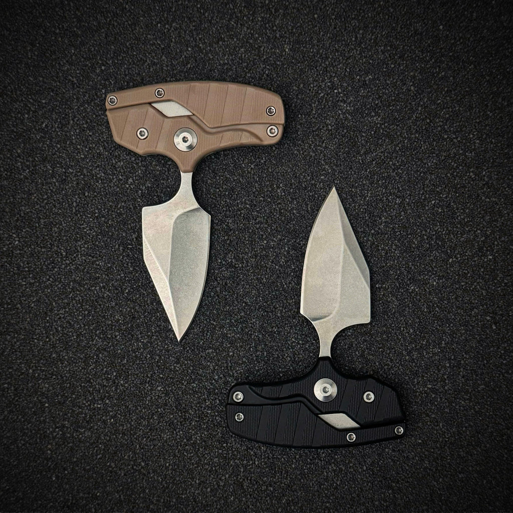 Steel Folding Knife – D2 2-in-1 Transformable Push Dagger EDC Tactical Self Defense detail image - detail view 16