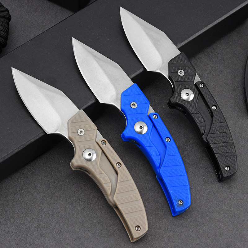 Steel Folding Knife – D2 2-in-1 Transformable Push Dagger EDC Tactical Self Defense detail image - detail view 7