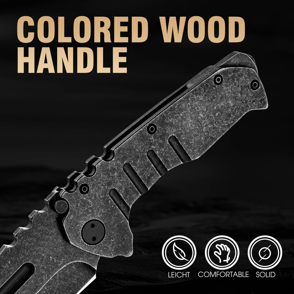 Steel Folding Knife – Machete D2 59-60 HRC Camping Machete Outdoor EDC Survival detail image - detail view 12