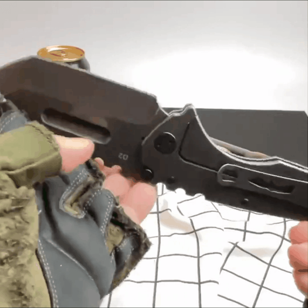 Steel Folding Knife – Machete D2 59-60 HRC Camping Machete Outdoor EDC Survival detail image
