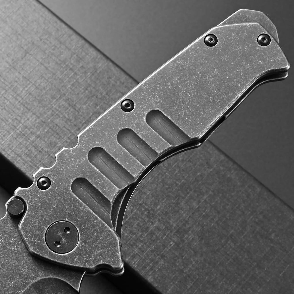 Steel Folding Knife – Machete D2 59-60 HRC Camping Machete Outdoor EDC Survival detail image - detail view 5
