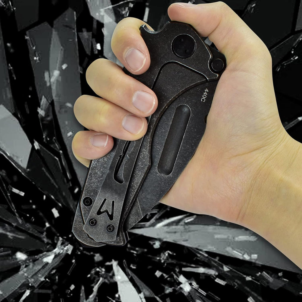 Steel Folding Knife – Machete D2 59-60 HRC Camping Machete Outdoor EDC Survival detail image - detail view 9