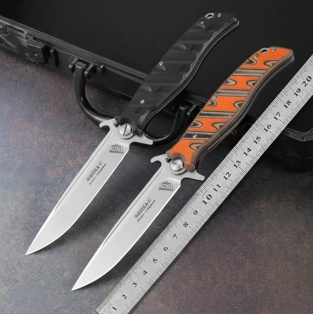 Steel Folding Knife – Regal Pursuit EDC with 5Cr13MoV with G10 Handle detail image