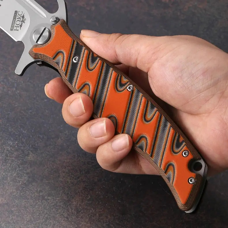 Steel Folding Knife – Regal Pursuit EDC with 5Cr13MoV with G10 Handle detail image - detail view 6