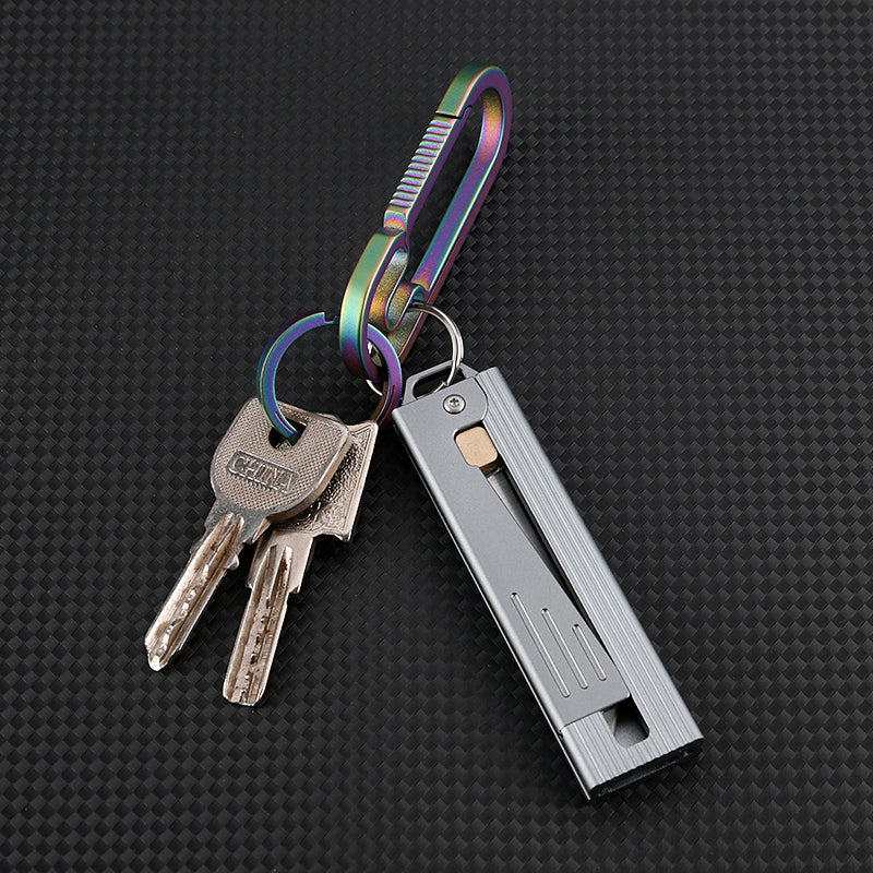 Steel Folding Knife – Tactical D2 Gravity Opening Aluminum Handle EDC Stress Relief detail image - detail view 8