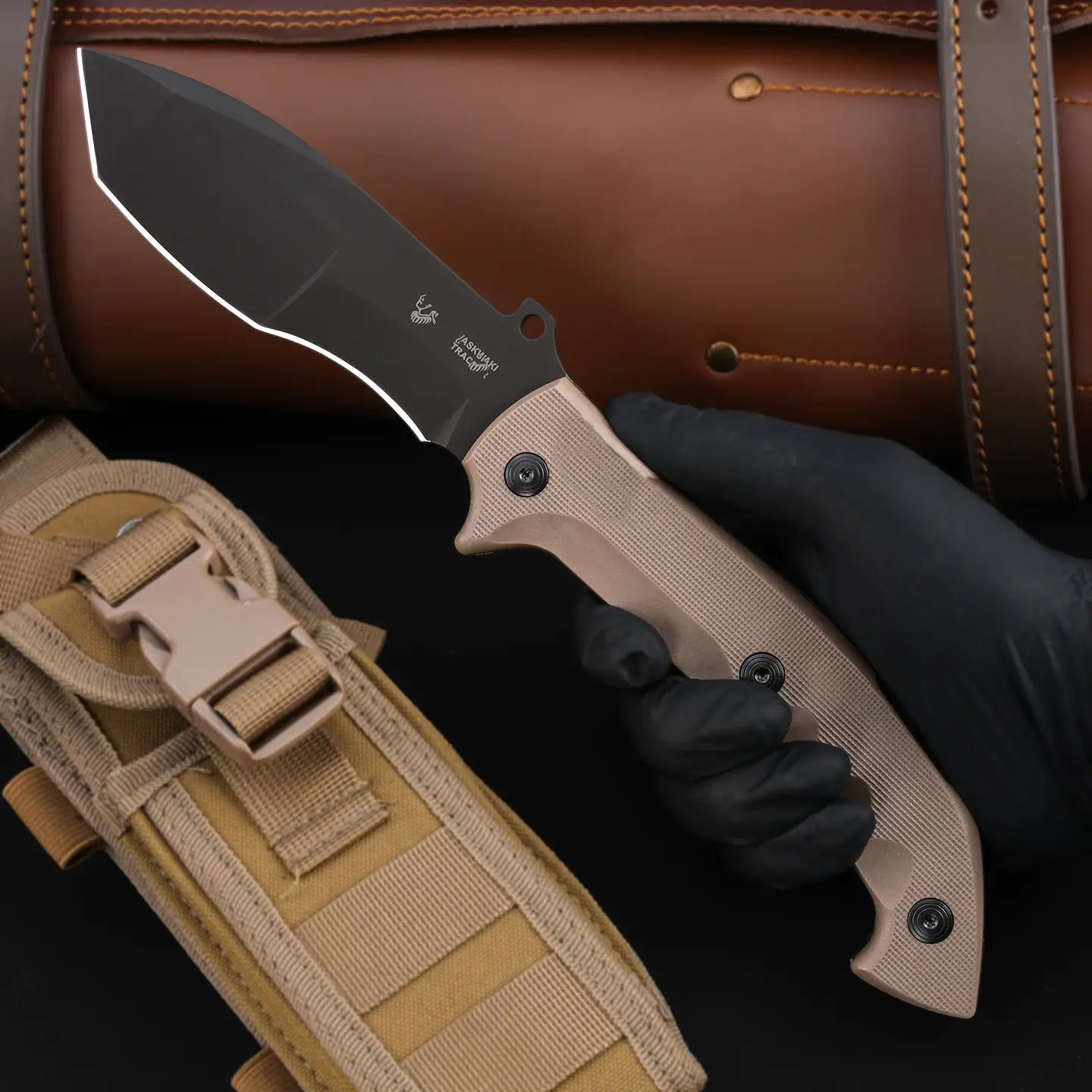 Steel Folding Knife – Tactical N690 Back-Lock Rescue Camping Survival EDC Outdoor detail image