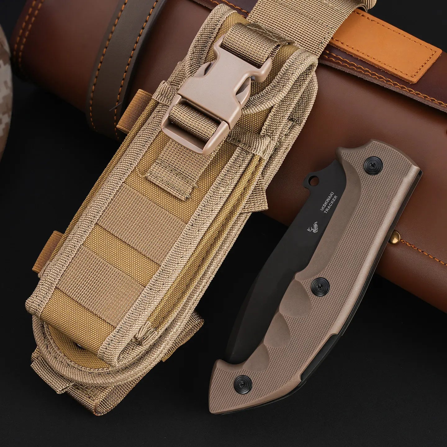 Steel Folding Knife – Tactical N690 Back-Lock Rescue Camping Survival EDC Outdoor detail image - detail view 3