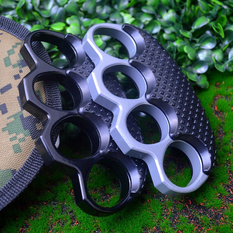 Steel Four Finger Knuckles – High-Strength Extreme-Thick 25mm with Tactical Grip Pads detail image