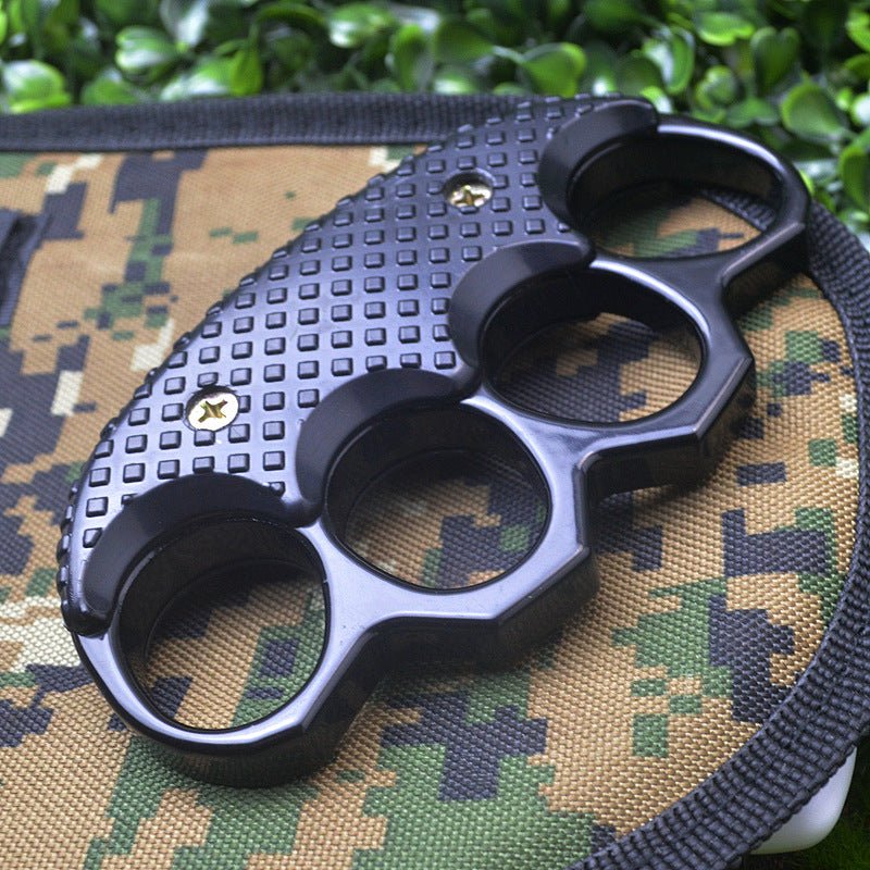 Steel Four Finger Knuckles – High-Strength Extreme-Thick 25mm with Tactical Grip Pads detail image - detail view 4