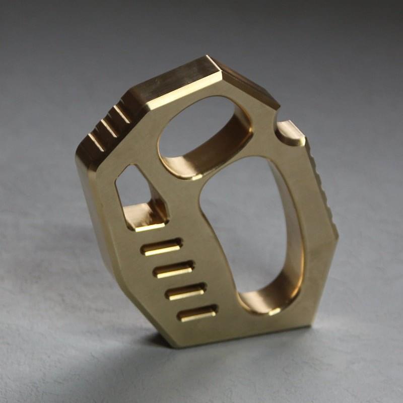 Steel Four Finger Knuckles – Skywalker Futuristic with 304 or Brass CNC Machined detail image - detail view 4