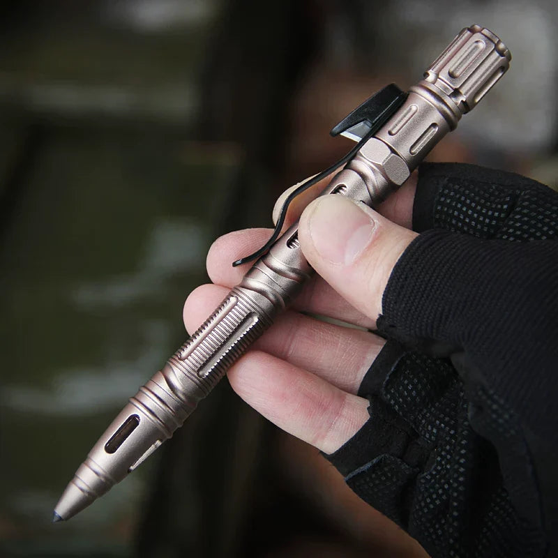 Steel Glass Breaker Tactical Pen – Self Defense Tool with Tungsten EDC detail image - detail view 12