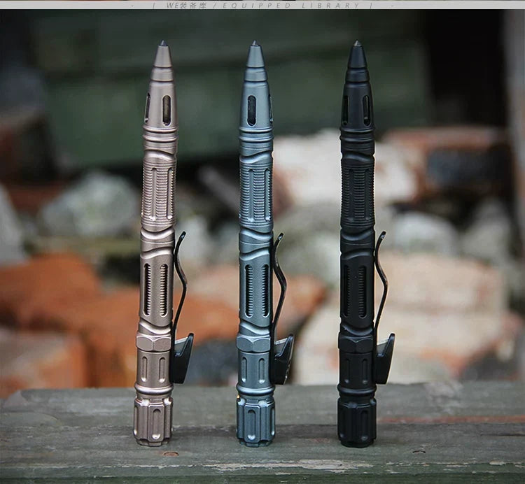 Steel Glass Breaker Tactical Pen – Self Defense Tool with Tungsten EDC detail image
