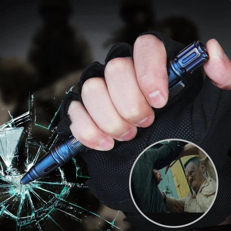 Steel Glass Breaker Tactical Pen – Self Defense Tool with Tungsten EDC detail image - detail view 4
