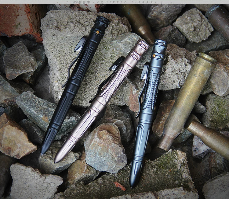 Steel Glass Breaker Tactical Pen – Self Defense Tool with Tungsten EDC product image