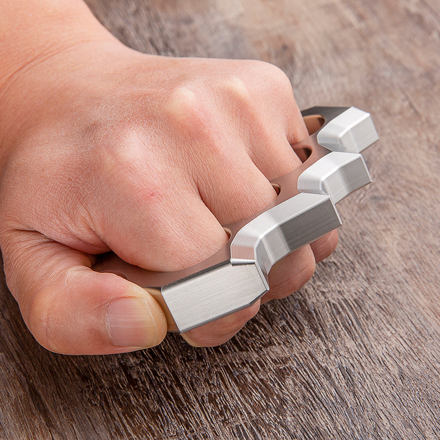 Steel Spiked Knuckles – Brass with Duster Self Defense with 304 detail image - detail view 4