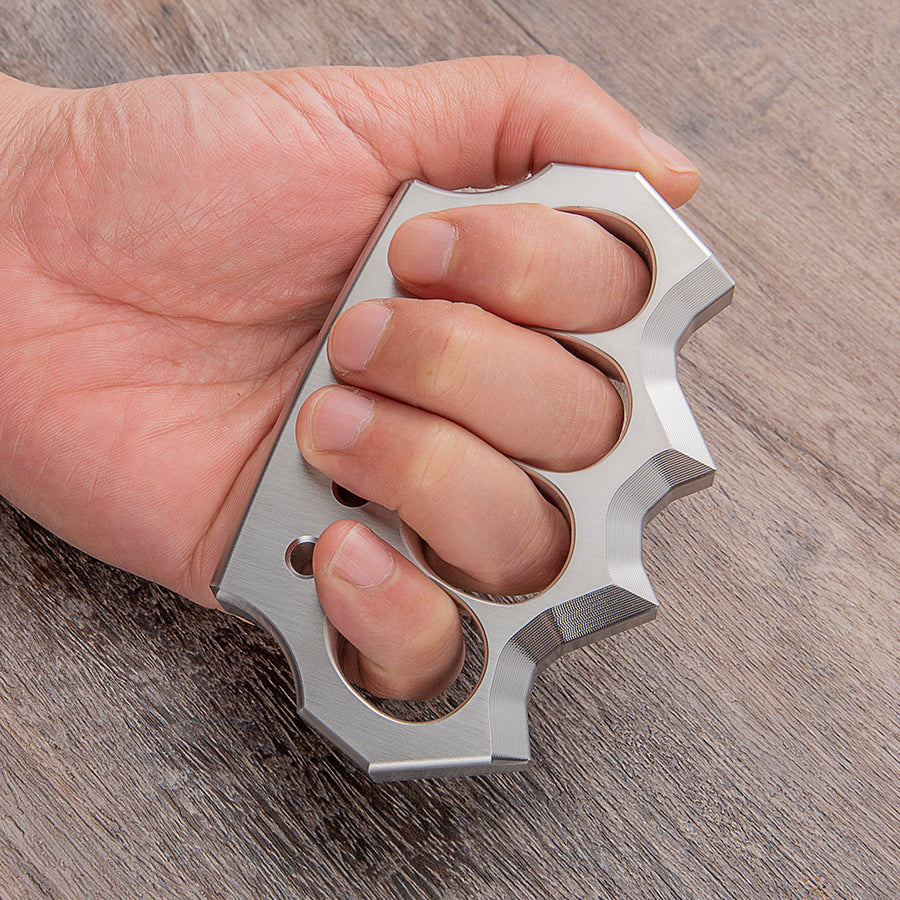 Steel Spiked Knuckles – Brass with Duster Self Defense with 304 detail image - detail view 6