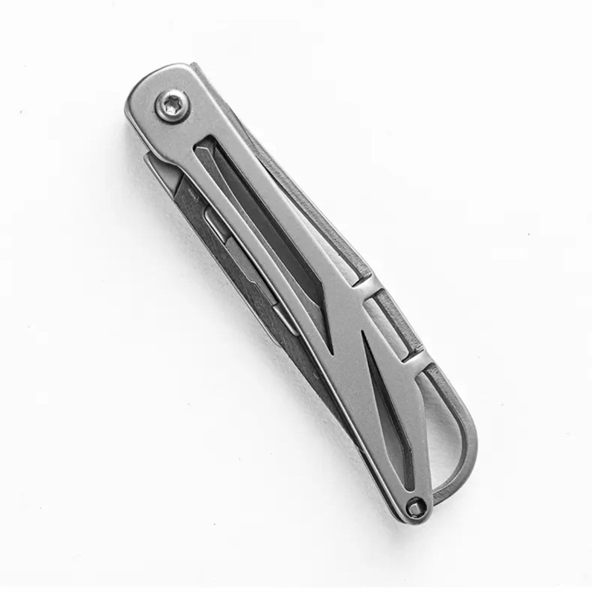 Steel Utility Knife – SharpFlex with Pocket EDC with Replaceable No. 11 Surgical Blade detail image - detail view 12