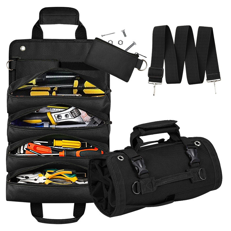 Tactical EDC Pouch – Multi-Functional Roll-Up Tool Organizer with Versatile Storage Bag variant image
