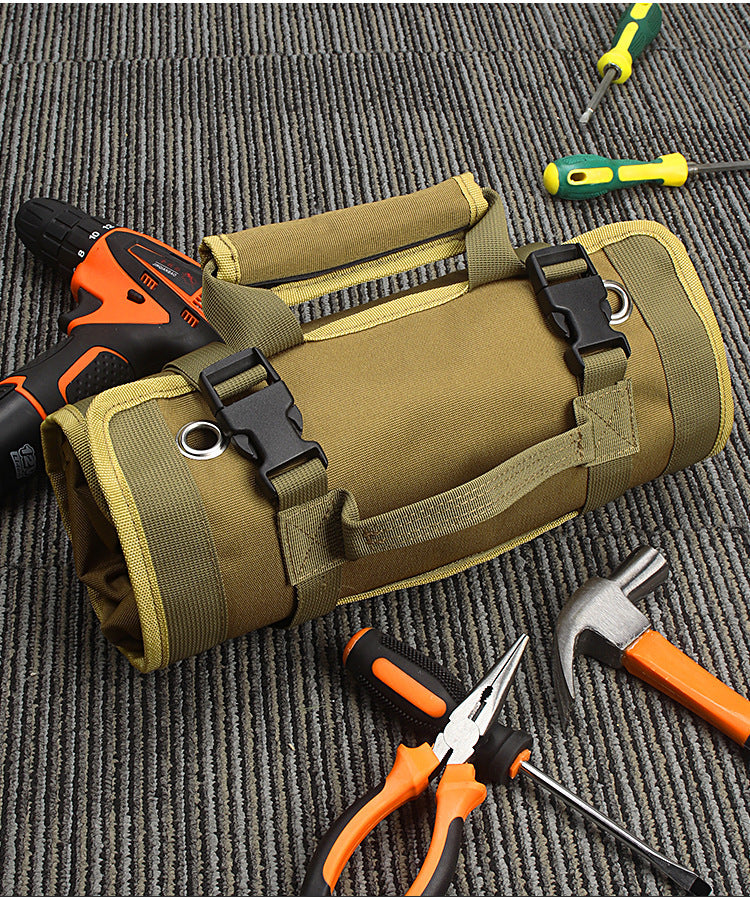 Tactical EDC Pouch – Multi-Functional Roll-Up Tool Organizer with Versatile Storage Bag detail image - detail view 4