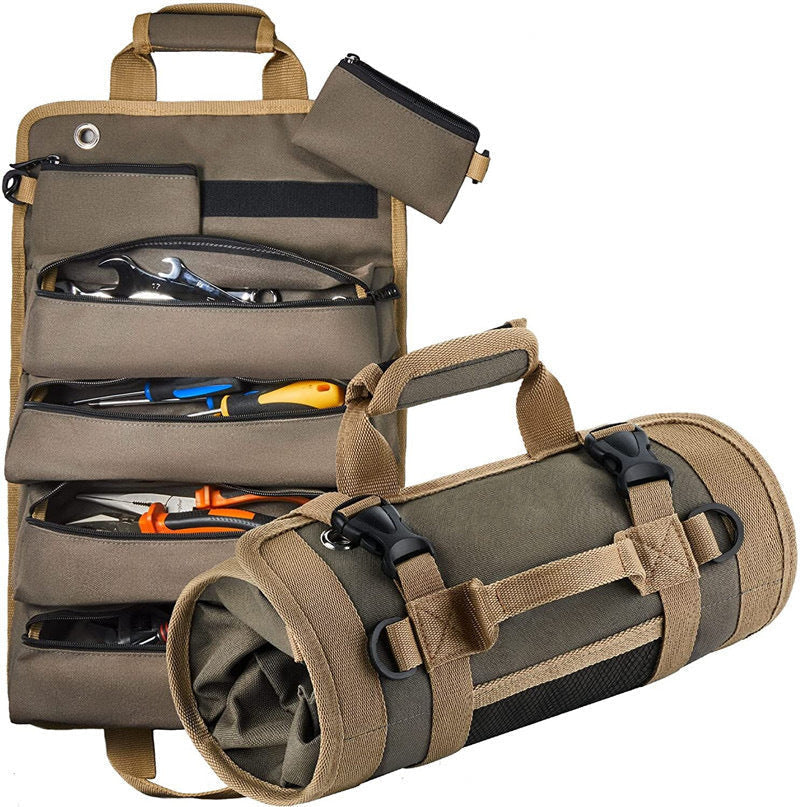 Tactical EDC Pouch – Multi-Functional Roll-Up Tool Organizer with Versatile Storage Bag detail image - detail view 7