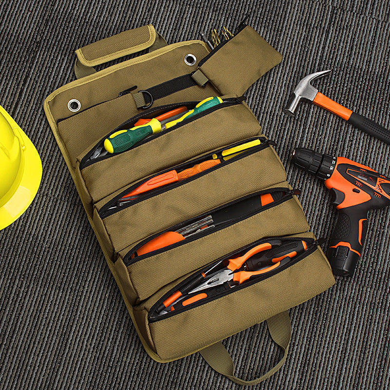 Tactical EDC Pouch – Multi-Functional Roll-Up Tool Organizer with Versatile Storage Bag detail image - detail view 8