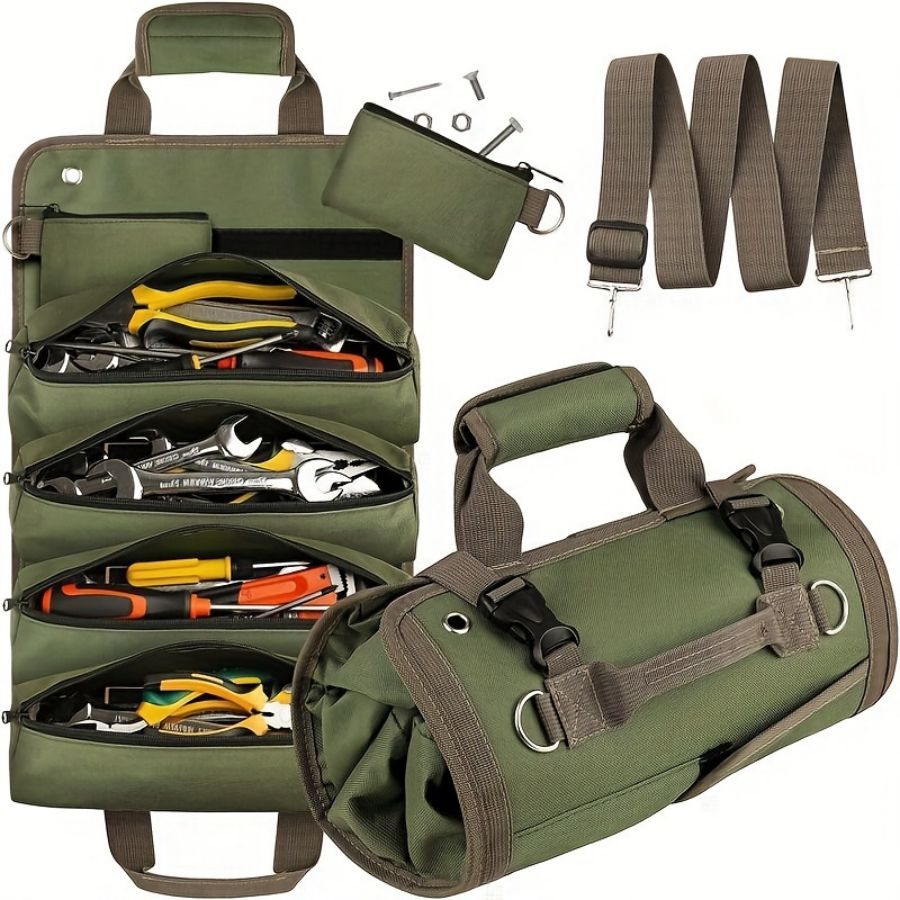 Tactical EDC Pouch – Multi-Functional Roll-Up Tool Organizer with Versatile Storage Bag product image