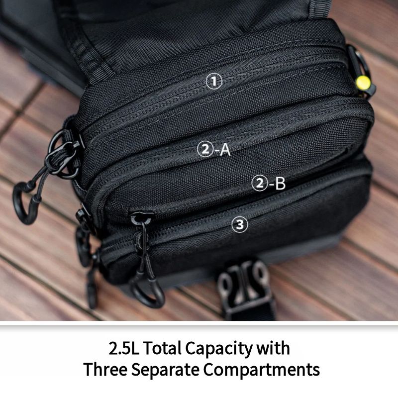 Tactical EDC Pouch – Raccoon Bag with Multi-Functional Crossbody & Waist Pack detail image - detail view 12