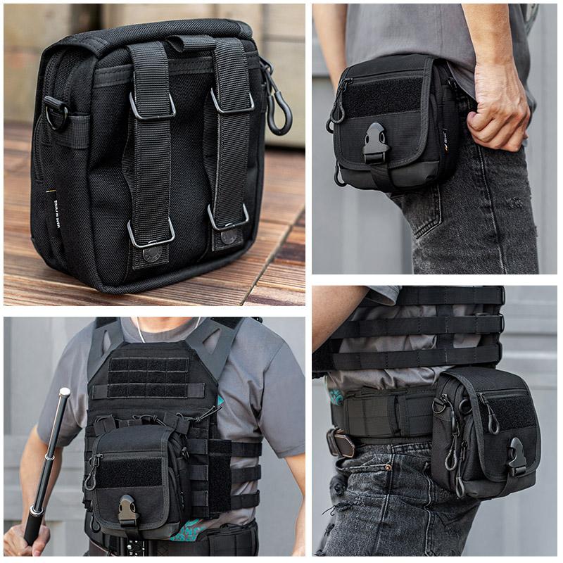 Tactical EDC Pouch – Raccoon Bag with Multi-Functional Crossbody & Waist Pack detail image - detail view 18