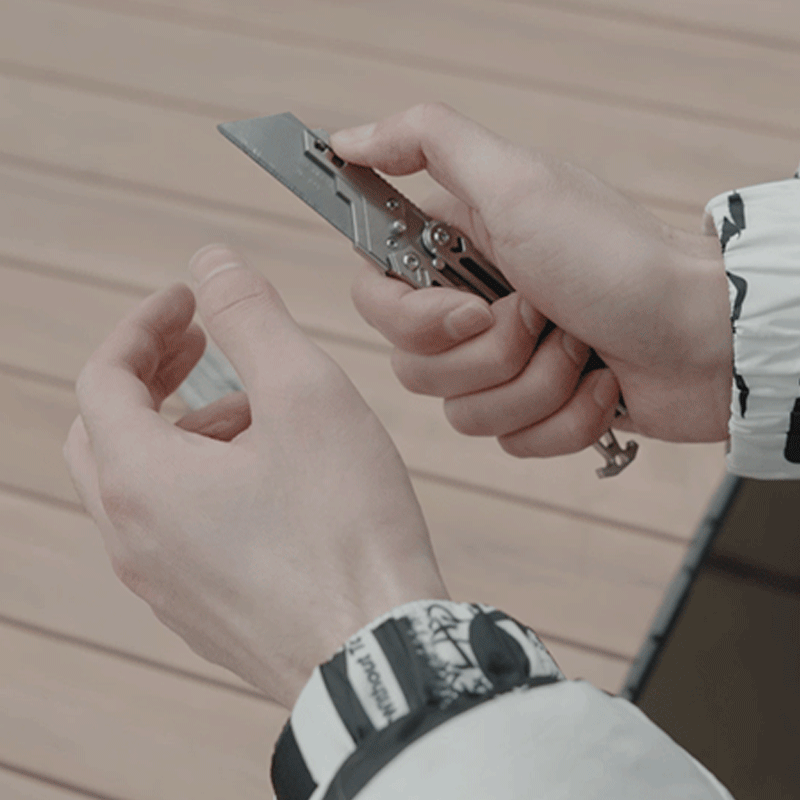 Titanium Balisong Trainer – Butterfly Knife Flipping EDC Training Utility detail image - detail view 13