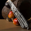 Titanium Balisong Trainer – Butterfly Knife Flipping EDC Training Utility product image