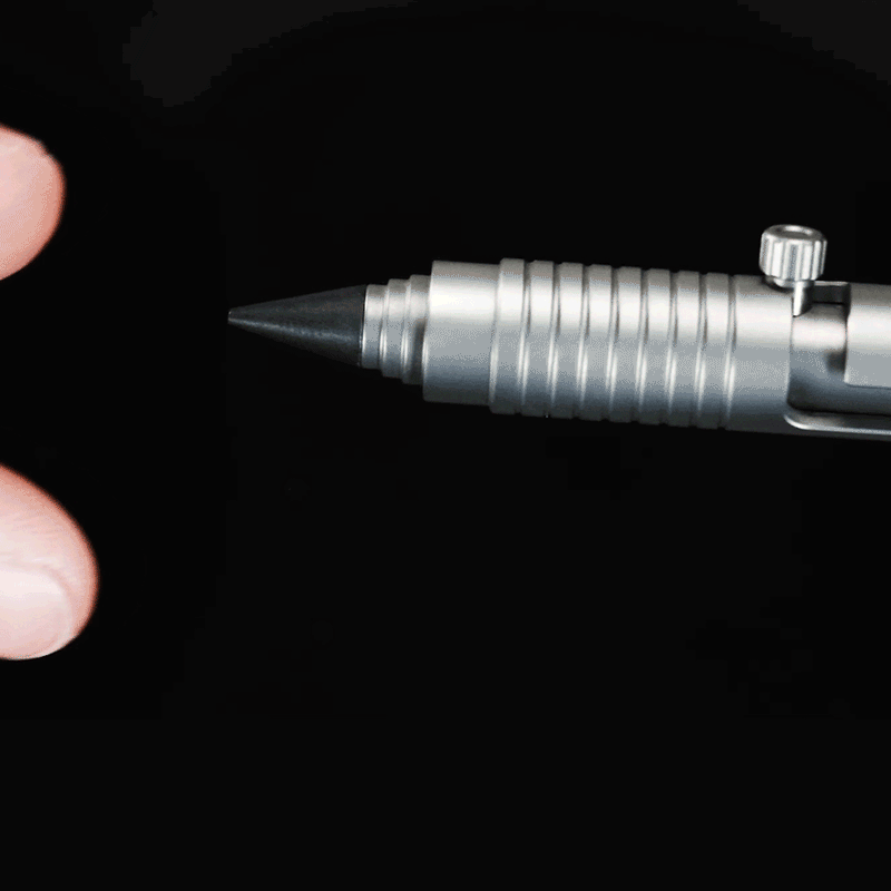 Titanium Bolt Action Tactical Pen – Bullet Ant 2.0 - Multi-Tool with EDC detail image - detail view 17