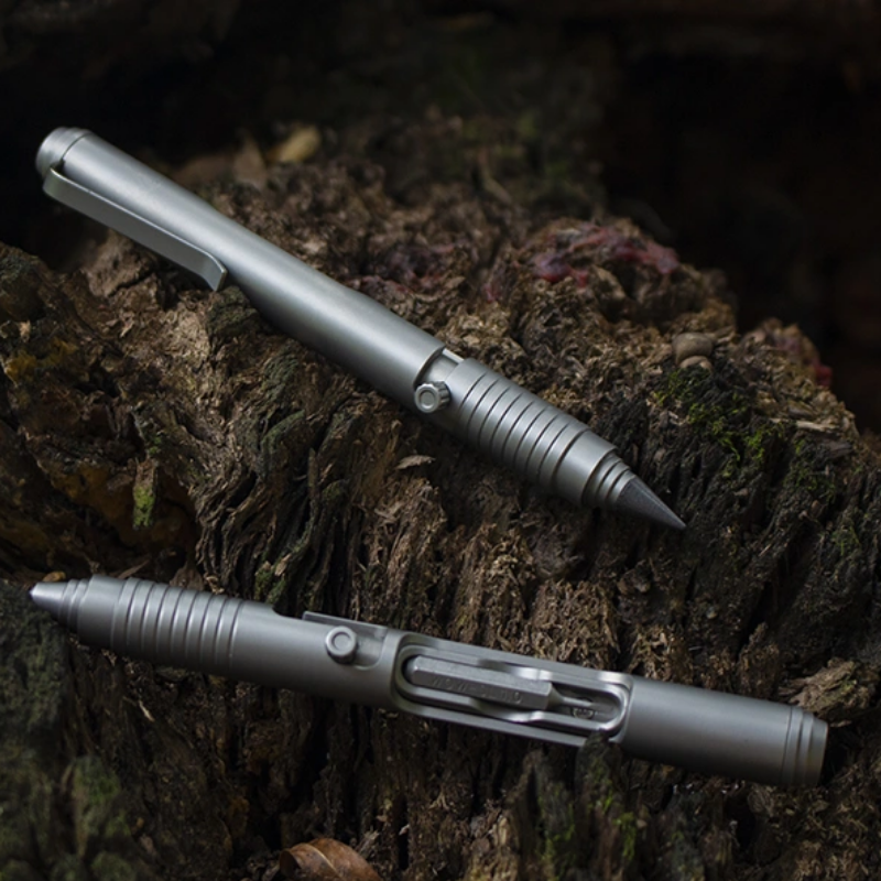 Titanium Bolt Action Tactical Pen – Bullet Ant 2.0 - Multi-Tool with EDC detail image - detail view 5
