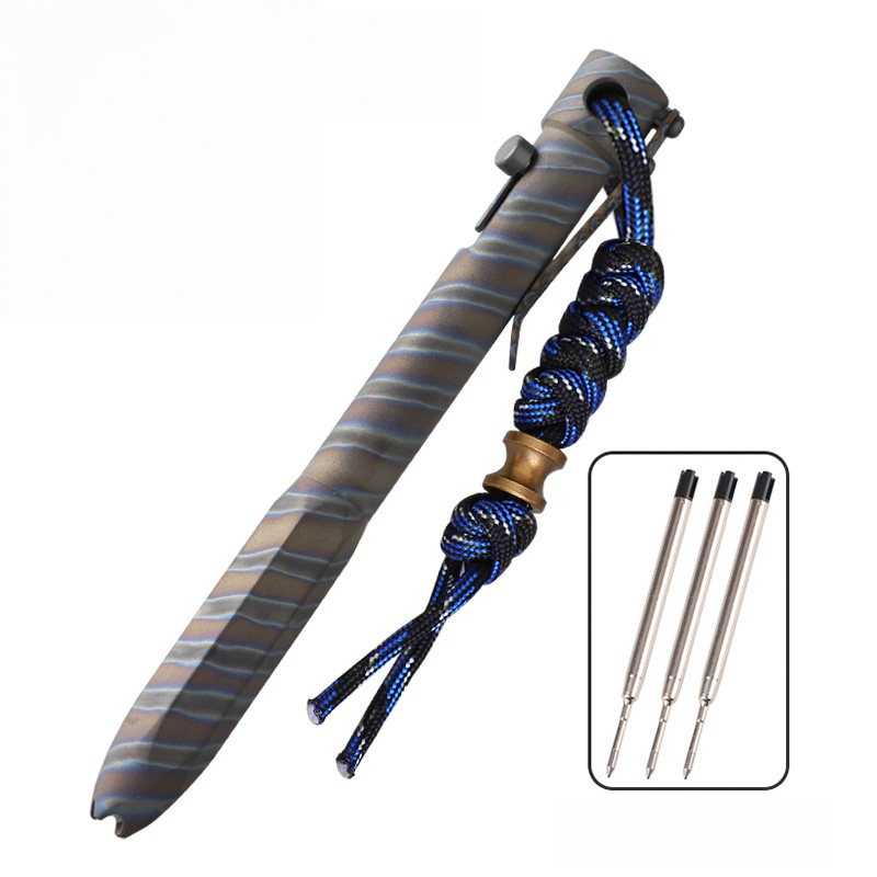 Titanium Bolt Action Tactical Pen – Heavy-Duty EDC Writing & Self-Defense Tool variant image - product view 4