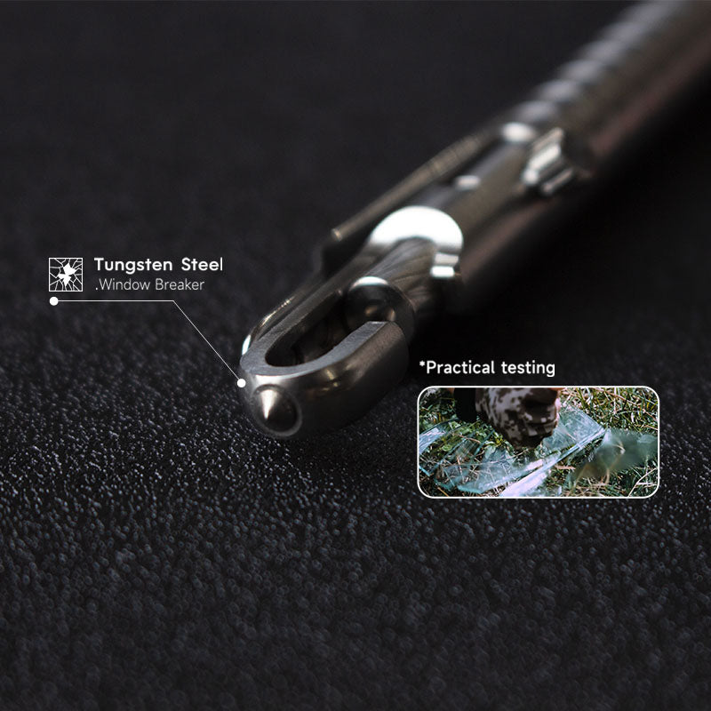 Titanium Bolt Action Tactical Pen – Ultimate GR5 with Waterproof EDC with Secure Hook detail image - detail view 4