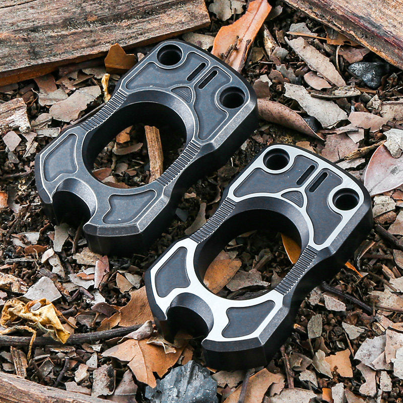 Titanium Bottle Opener Knuckles – EDC with TC4 Ring Multi-Function Self Defense Tool detail image