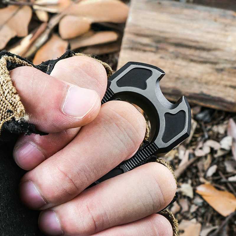 Titanium Bottle Opener Knuckles – EDC with TC4 Ring Multi-Function Self Defense Tool detail image - detail view 6