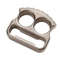 Titanium Bottle Opener Knuckles – EDC with TC4 Two Finger 18mm 115g Sandblasted product image