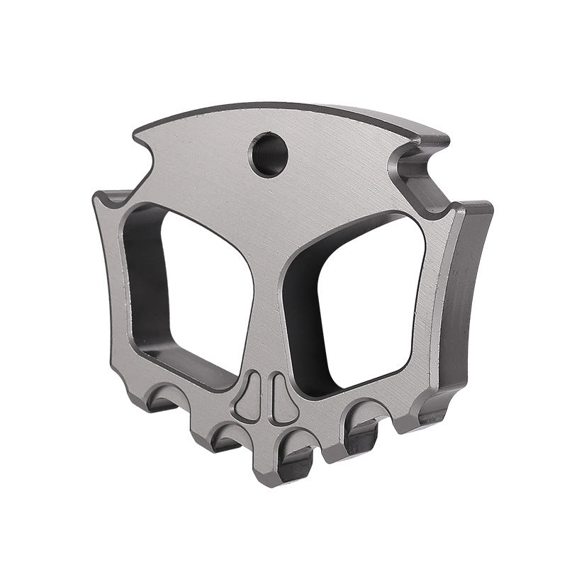 Titanium Bottle Opener Knuckles – Phantom Two Finger with Plated EDC product image