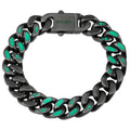 Titanium Bracelet – VortexLink Cuban with Dual-Sided Steel with Reversible Design product image