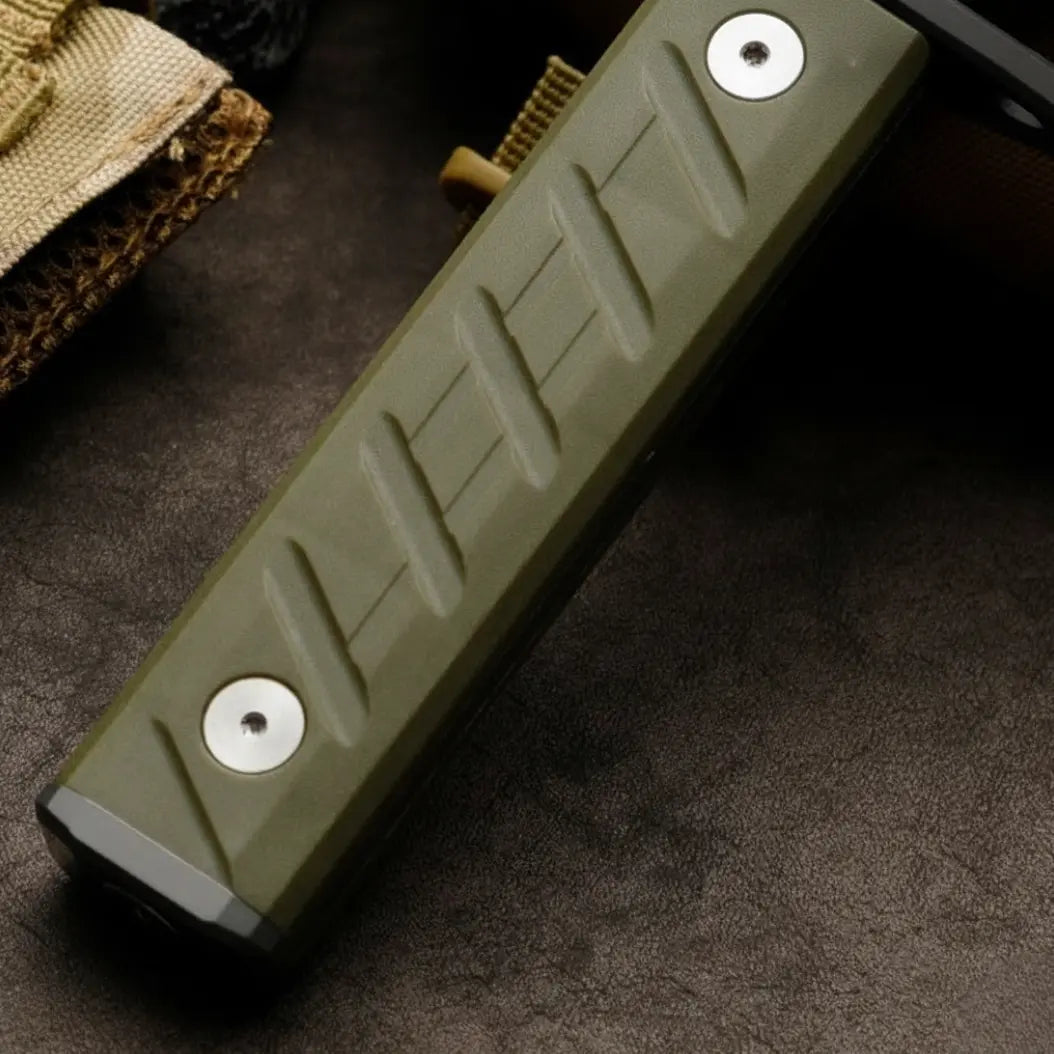 Titanium Bushcraft Knife – Survival Fixed Blade 7Cr Steel Coating Hunting Camping Tactical detail image - detail view 5