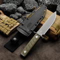 Titanium Bushcraft Knife – Survival Fixed Blade 7Cr Steel Coating Hunting Camping Tactical product image